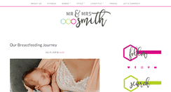 Desktop Screenshot of mrandmrssmithblog.com