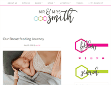 Tablet Screenshot of mrandmrssmithblog.com